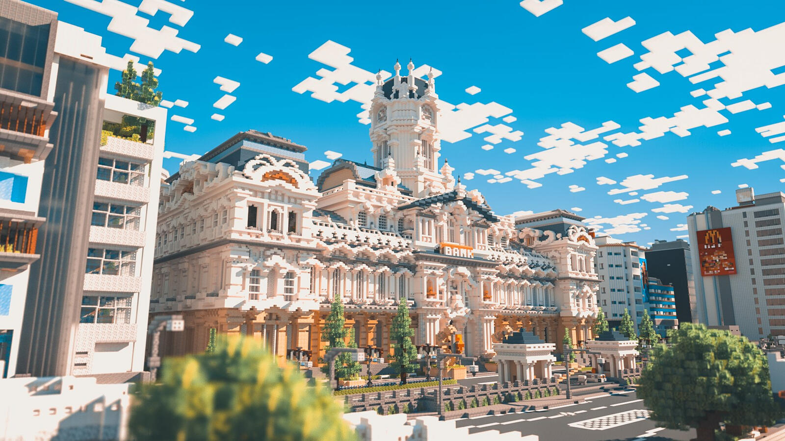 A grand Bank build inspired by classic architectural style